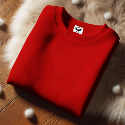 INFIRAX Full Sleeve Solid Men Sweatshirt
