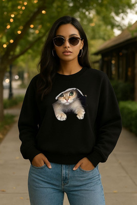 HouseOfCommon Full Sleeve Printed Women Sweatshirt