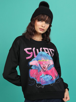 Tokyo Talkies Full Sleeve Printed Women Sweatshirt