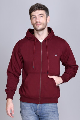Zeffit Full Sleeve Solid Men Sweatshirt
