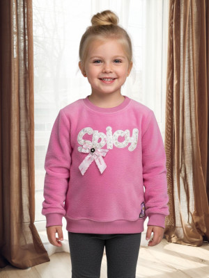 SAALVIA Full Sleeve Printed Girls Sweatshirt