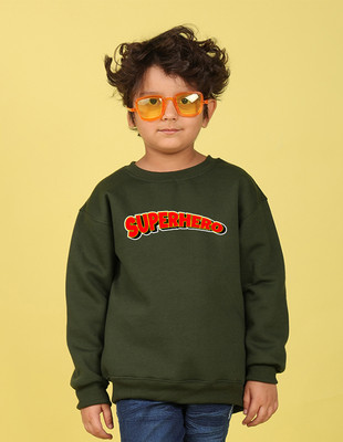 Nusyl Full Sleeve Graphic Print Boys Sweatshirt