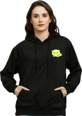 Be Crazy Full Sleeve Graphic Print Women Sweatshirt