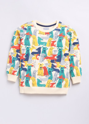 LIL KNOTS Full Sleeve Printed Boys & Girls Sweatshirt
