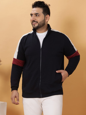 JOHN PRIDE Full Sleeve Color Block Men Sweatshirt