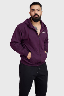 FuaarK Full Sleeve Solid Men Reversible Sweatshirt