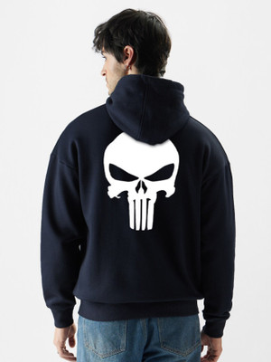 CZC Full Sleeve Graphic Print, Solid Men Sweatshirt