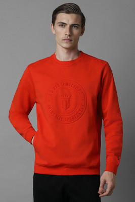 LOUIS PHILIPPE Full Sleeve Self Design Men Sweatshirt