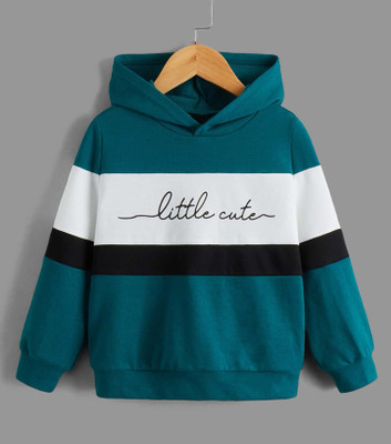 BEING WANTED Full Sleeve Printed, Color Block Boys Sweatshirt
