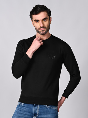 INTEGRITI Full Sleeve Solid Men Sweatshirt
