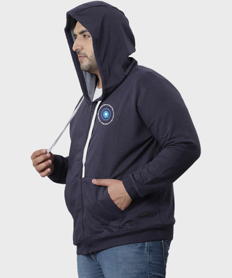 Instafab Plus Full Sleeve Solid Men Sweatshirt
