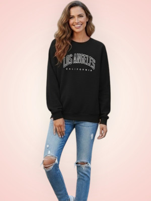 Stylezone Full Sleeve Printed Women Sweatshirt
