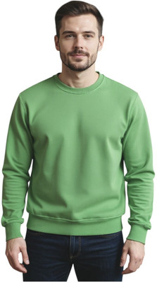 NI Fashion Full Sleeve Solid Men Sweatshirt