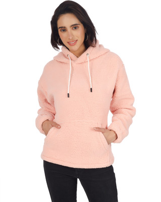 Burdy Full Sleeve Solid Women Sweatshirt