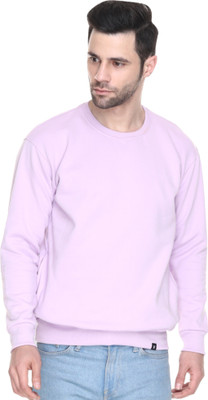 T-STORE Full Sleeve Solid Men Sweatshirt