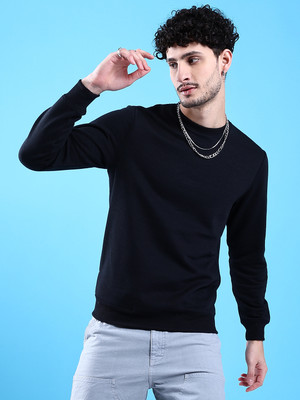 The Indian Garage Co. Full Sleeve Solid Men Sweatshirt