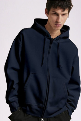 COZYCOVE Full Sleeve Solid Men Sweatshirt