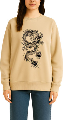 loji styli Full Sleeve Graphic Print Men & Women Sweatshirt