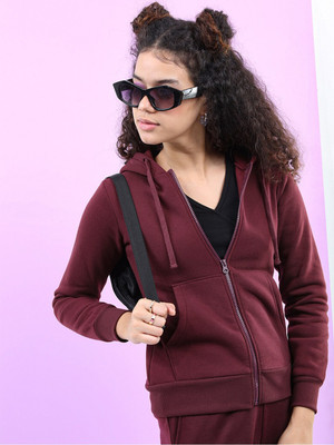 Bokaro Full Sleeve Solid Women Sweatshirt