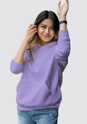 etsun Full Sleeve Solid Women Sweatshirt