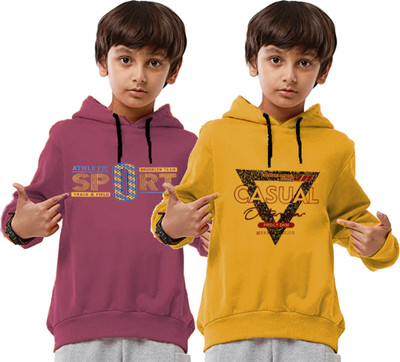 GWA Full Sleeve Printed Boys Sweatshirt