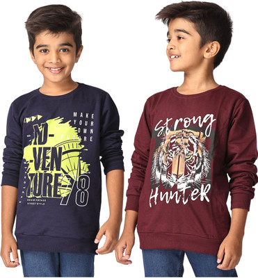 TotzTouch Full Sleeve Printed Boys Sweatshirt