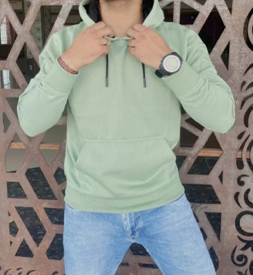 Datalact Full Sleeve Solid Men Sweatshirt