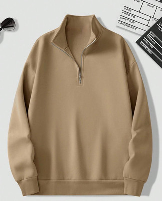 Ruggstar Full Sleeve Solid Men Sweatshirt