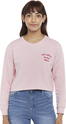 Honey By Pantaloons Full Sleeve Printed Women Sweatshirt