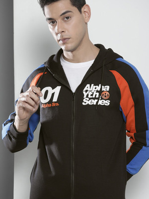 The Indian Garage Co. Full Sleeve Color Block Men Sweatshirt