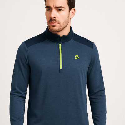 HILL7 Full Sleeve Self Design Men Sweatshirt