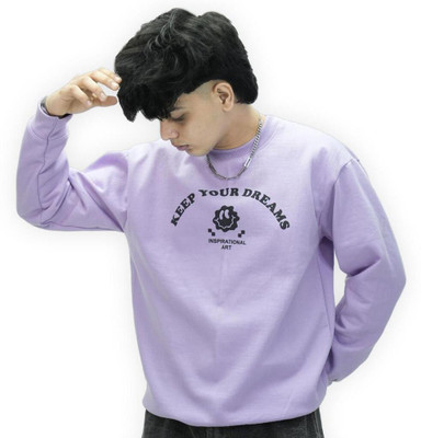 FARBMODA Full Sleeve Geometric Print Men Sweatshirt