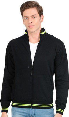 AWG Full Sleeve Self Design Men Sweatshirt