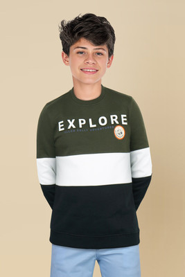 Allen Solly Full Sleeve Color Block Boys Sweatshirt