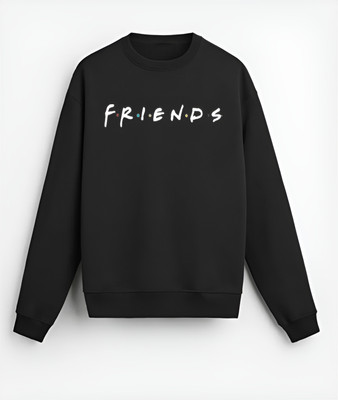 GLITO Printed, Self Design Round Neck Casual Men Reversible Black Sweater