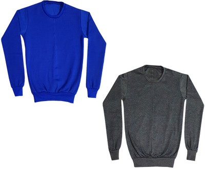 IndiWeaves Full Sleeve Solid Boys Sweatshirt