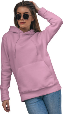 Sahuone Full Sleeve Solid Women Sweatshirt