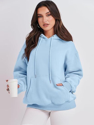 GreenFlair Full Sleeve Solid Women Sweatshirt
