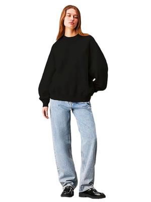Kalwaria Full Sleeve Solid Women Reversible Sweatshirt