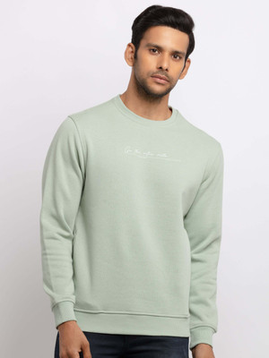 Status Quo Full Sleeve Solid Men Sweatshirt