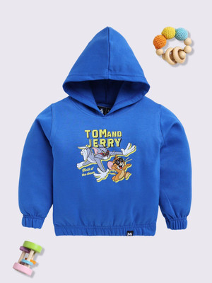 YK X Minute Mirth Full Sleeve Printed Baby Girls Sweatshirt