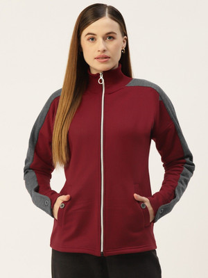 BRINNS Full Sleeve Color Block Women Sweatshirt