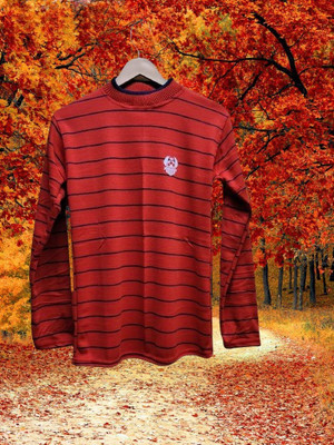 Ayansh Trending Full Sleeve Striped Men Sweatshirt