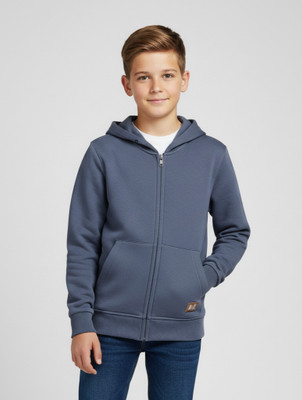 Alan Jones Full Sleeve Solid Boys Sweatshirt
