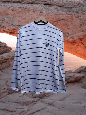 Tiki Tees Febs Full Sleeve Striped Men Sweatshirt