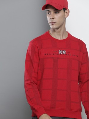 The Indian Garage Co. Full Sleeve Checkered Men Sweatshirt