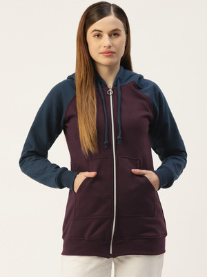 BRINNS Full Sleeve Color Block Women Sweatshirt