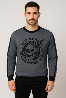 Karmakar Fashion Full Sleeve Applique Men Sweatshirt