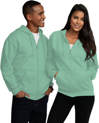 Earthstick Full Sleeve Solid Couple Sweatshirt
