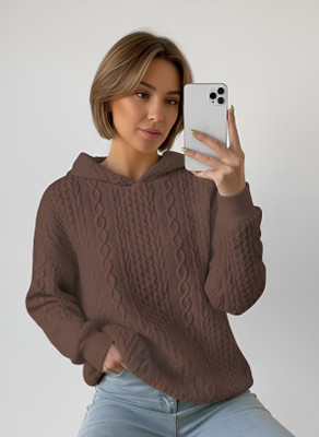 Leriya Fashion Full Sleeve Solid Women Sweatshirt